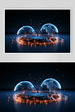 数字艺术AI科技图片-众图网