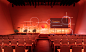 Stagedesign - MasterCard Live Event : Stagedesign for a live event of MasterCard. I took place in auditorium of the Stedelijk Museum Amsterdam. Thin construction made out of steel square pipe. At some positions the construction holds LED RGB strip. With t