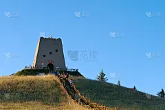 中国青海卓尔山祁连山风景区美丽的自然景观。