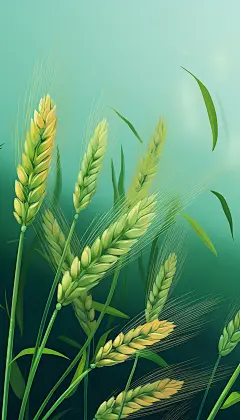 谷雨中国风手绘插画