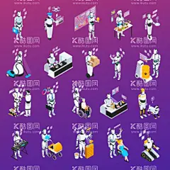 AI智能机器人  - 源文件下载【酷图网】AI智能机器人,AI机器人,机器人管家,机器管家,机器人佣人,机器人服务,矢量卡通,人工智能,未来机器人,机器人助手,机器人助理,科技,AI智能,机器人图标,可爱机器人,机器人插画,卡通机器人,智能机器人,卡通设计,手绘机器人,人形机器人