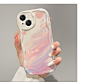适用于苹果14promax手机壳新女款iPhone13水墨晕染12奶油纹11网红爆款xs小众高级感xr硅胶软壳7plus全包防摔8-tmall.com天猫