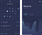 财务日历和统计应用界面 - UI - sketch.im