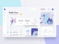 Interface Dashboard v2 : Hi friends, I'm happy to show you my new Dashboard concept, it's called Interface. I want to make it looks clean and sexy. I've played with many color palettes and finally this is the result. I hope you like it and don't forget to