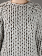Mm6 By Maison Martin Margiela Heavy Knit Sweater针织服饰