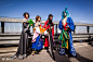 Lulu, Yuna, Auron and Seymour by LadyDaniela89