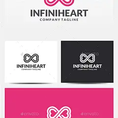 ∞心脏标志,符号的标志模板Infinity Heart Logo - Symbols Logo Templates美丽、连接、有创意,创意,设计,设计师,翻倍,永恒,永恒,图形,心,心,图标,图片,无限,无穷,链接,标志,爱,媒体,粉色,形状,工作室,象征,模板,双胞胎,情人节,情人节,矢量 beauty, connect, creative, creativity, design, designer, double, eternal, eternity, graphic, heart, hearts,