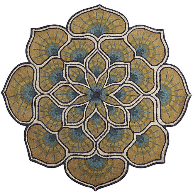 圆形花地毯贴图
