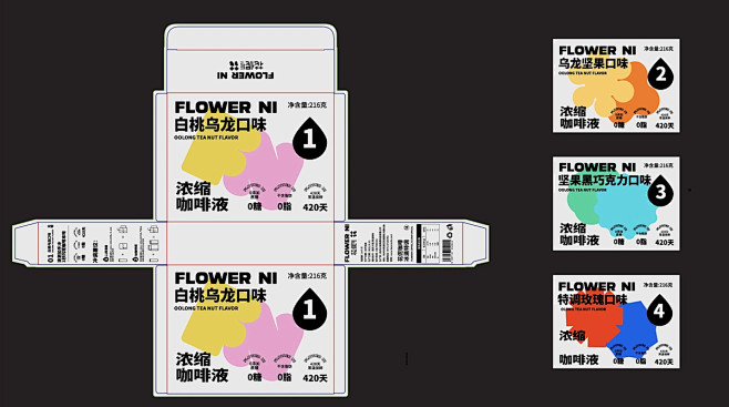 对比色！潮流风咖啡品牌VI设计 - 优优...