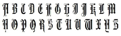 宅出了蘑菇采集到哥特字体