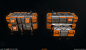 Halo Wars 2 - UNSC Barracks, Akash Dholakia : I was in charge of updating the model and textures based on the model done by one of the environment artist Kelly Ford. The shapes were kept simple in order for the player to recognize it in a glance. Modeled 