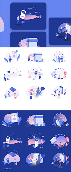 某某瑶采集到illustration-矢量插画