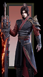 002240522_Handsome_young_man_in_a_light_armored_robe_a_small_am_ad14cb50-5a63-4541-98fe-174844748241