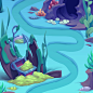 Level maps for Crozzles : Backgrounds for the level maps for the game called Crozzles