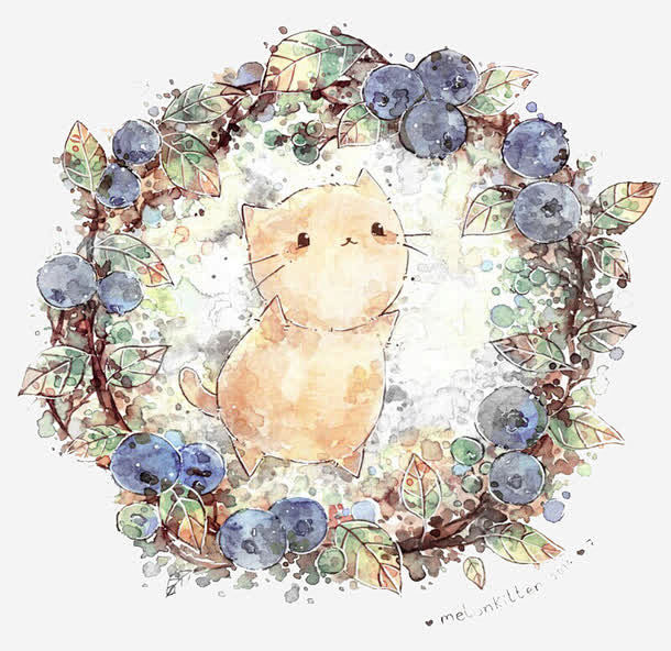 插画猫免抠素材_新图网 https://...