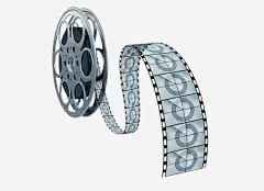 电影胶片高清素材 半透明 卷轴 娱乐 电影 电影胶片 磁带 胶片插画 免抠png 设计图片 免费下载