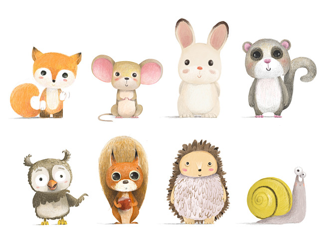 CUTE FOREST ANIMALS ...