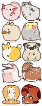 Fat Animal Acrylic Charms~! by Rebecca and Damien Bakels-Murphy — Kickstarter