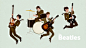 The Beatles : Self initiated Beatles illustration