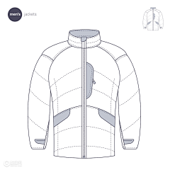 酷图网采集到服装设计线描（可下载）