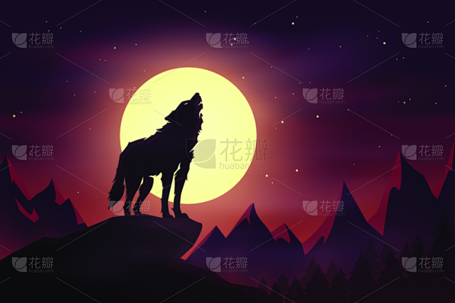 狼,巨大的,暗色,午夜,自由,万圣节,野生动物,黄昏,狗,哺乳纲