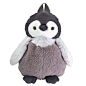 日本 
可爱萌企鹅 刺猬 毛绒双肩包 