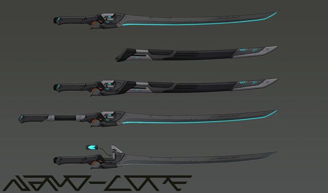 Sci Fi Katana Commis...