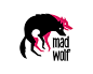 This contains an image of: mad wolf