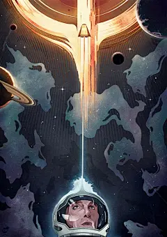 优秀电影海报版式设计【排版】星际穿越