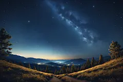 夜空高清摄影图片