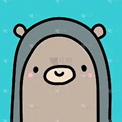 可爱的,熊,绘画插图,卡通,怪物,矢量,手,幽默,品牌名称,绘制
