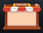 game GUI casual on Behance Game Interface, Interface Design, Game 2d, Game Ui Design, Hand Painted Textures, Cute Games, Game Icon, Game Assets, Texture Painting