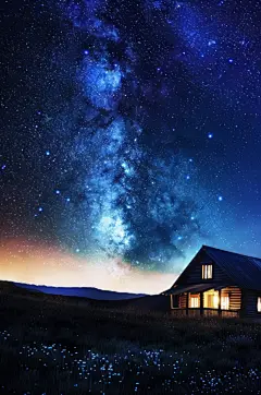 AI数字艺术星空背景摄影图片-众图网