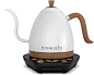 Sponsored Ad - Brewista | Artisan 1.0L Electric Gooseneck Kettle | Electric Water Kettle For Pour Over Coffee (Pearl White)