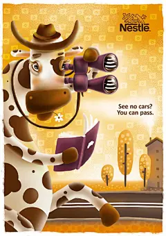 Fil Dunsky作品：儿童交通安全广告插画