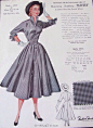 #vintage love#1950s fashion frocks