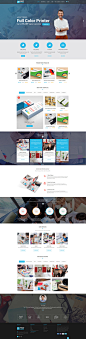 #企业网站##印刷#Printshop - WordPress Responsive Printing Theme