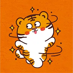 虎插画卡通文创表情包ip形象设计_阿茹__插画师作品_涂鸦王国gracg.com