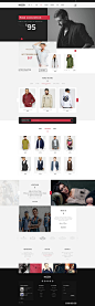 #电商首页#Maxive - Ecommerce PSD Template