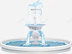 喷泉高清素材 元素 页面网页 平面电商 创意素材 png素材