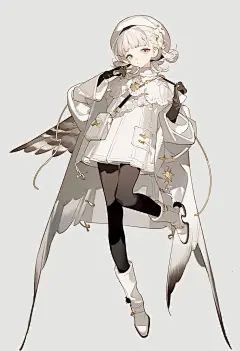 鸟拟人 oc服设 ootd - 小红书