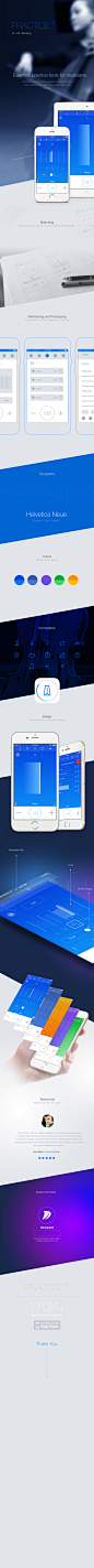 Practice+ App UI / UX / Branding Case Study : Practice+ is a complete practice and performance toolkit for musicians. Practice+ contains five separate modes including Tuner, Metronome, Recorder, Setlist and Loop Modes. Each mode can work simultaneously wi