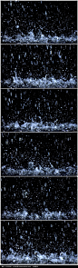 下雨水滴掉下高清动画视频_视频素材/片头片尾/AE模板图片素材
