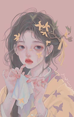 李子木吖-采集到插画-【头像】