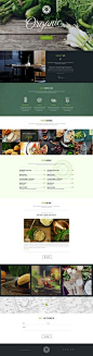 Organic - Food&Restaurant Theme on Behance