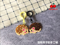 mozi216采集到樱桃弯子手工铺拼豆