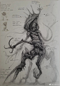 概念插画师 Bobby Rebholz的素描稿 ​​​​