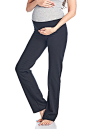 Beachcoco Women's Maternity Fold Over Comfortable Lounge Pants at Amazon Women’s Clothing store: