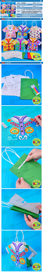 美术创意绘画衣服 人气儿童手工涂色DIY材料幼儿园益智立体粘贴画-淘宝网