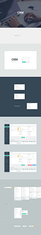 CRM UX/UI Web design